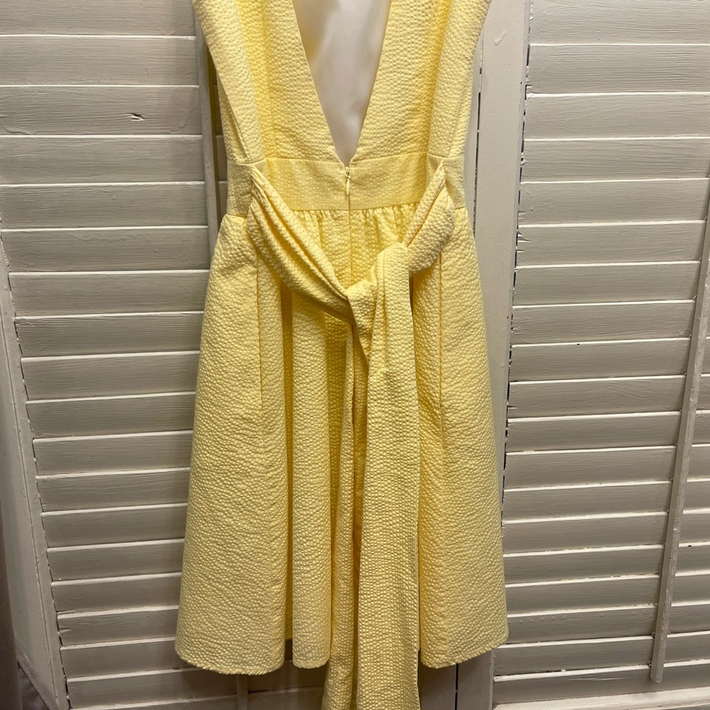 Lauren James Yellow Seersucker Dress - Picture 4 of 11